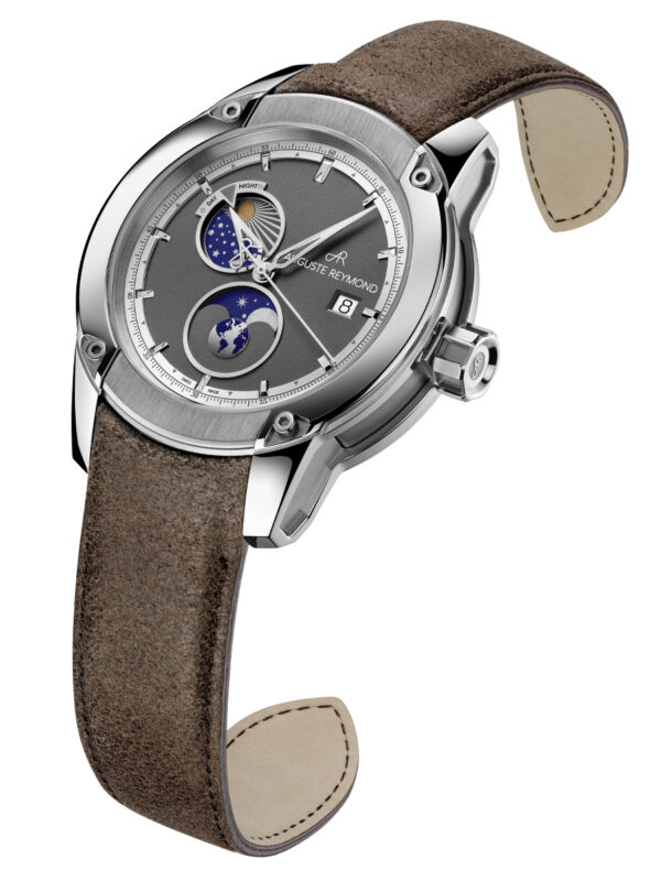 Swiss automatic UNITY DAY & NIGHT watch with day and night indication and moon phase from the brand Auguste Reymond.